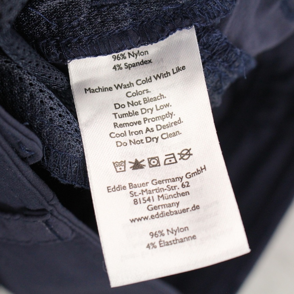 Eddie Bauer Sightscape Horizon Convertible Roll-Up Pants Womens Size 2 Blue - Picture 8 of 14